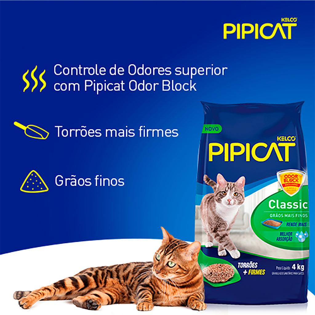 Areia Sanitária-Pipicat Mundo Pet Love
