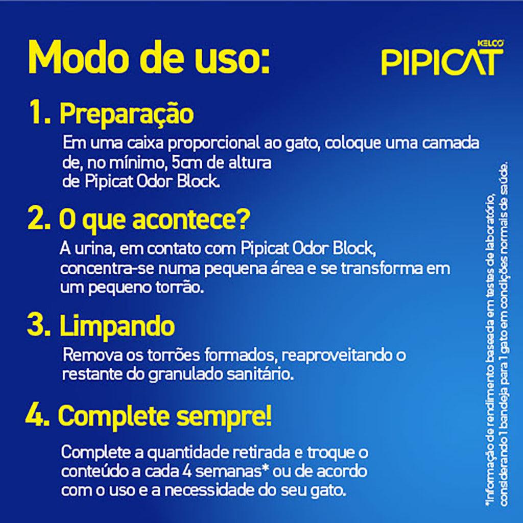 Areia Sanitária-Pipicat Mundo Pet Love