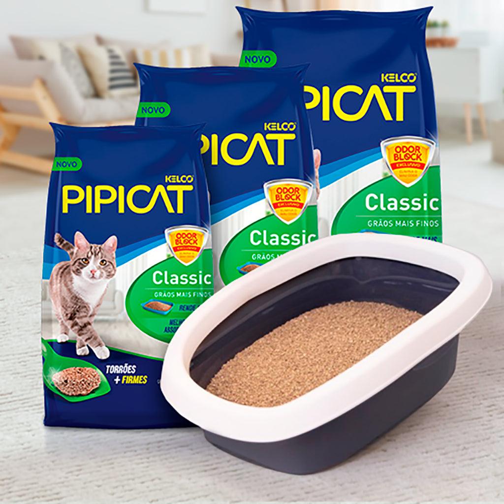 Areia Sanitária-Pipicat Mundo Pet Love