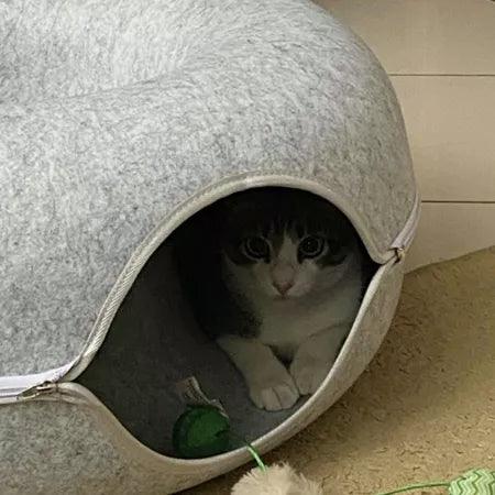 Cama Casinha Túnel Donuts Mundo Pet Love
