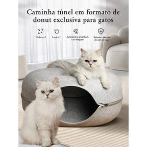 Cama Casinha Túnel Donuts Mundo Pet Love