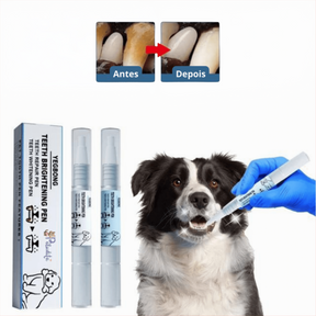 KIT 2 Canetas de Limpeza Dental Profunda Mundo Pet Love- 