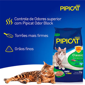 Areia Sanitária-Pipicat  Mundo Pet Love